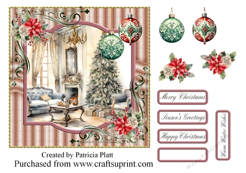 Cozy Christmas Topper 4