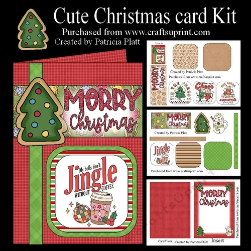 Cute Christmas 5x7 Card Mini Kit
