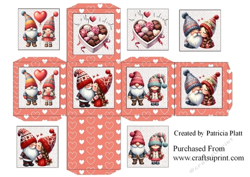 Gnome To My Valentine Box