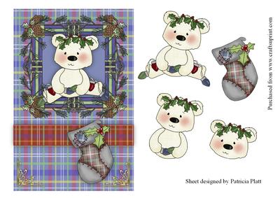 Christmas Lights Polar Bear