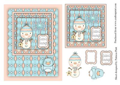 Season's Greetings Snowbaby