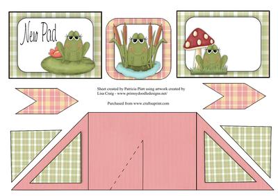 Criss Cross Pocket Froggy New Pad Card