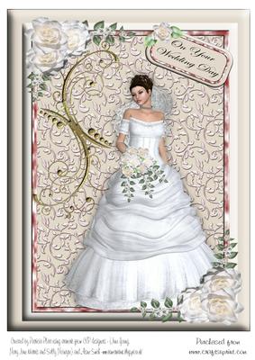 On Your Wedding Day A4 Card Topper