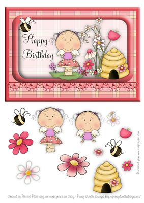Birthday Garden Fairy Topper