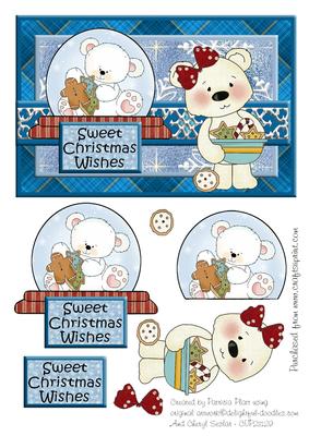 Polar Bears and Christmas Cookies Topper
