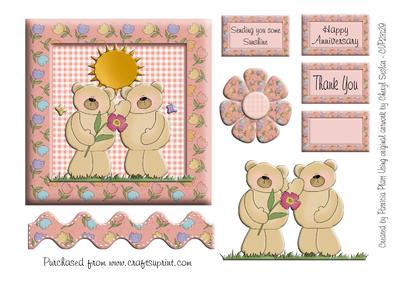 Sending Sunshine Bears Anniversary, Get Well, Thanks