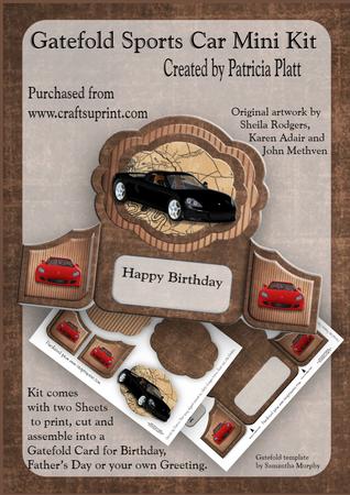 Gatefold Sports Car Mini Kit