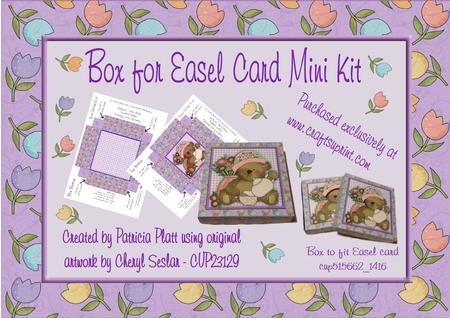 Box Mini Kit to Fit Cup515662_1416 Easel Tea Light Card