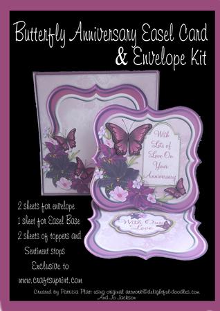 Butterfly Anniversary Easel Kit