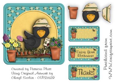 Gardening Crow Retirement/thanks/various