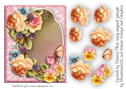 Rose Various Occasions A5 Topper