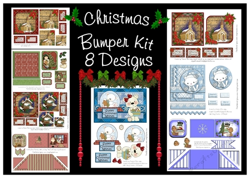 Christmas Bumper Kit 8 Various designs