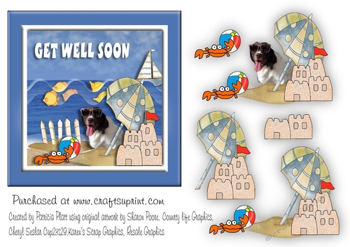 Get Well Soon Jack at the Beach