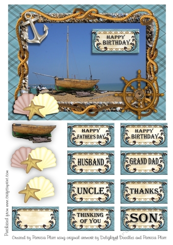 Beached Sailboat Topper Various Occasions