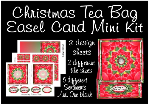 Christmas Tea Bag Easel Card Mini Kit