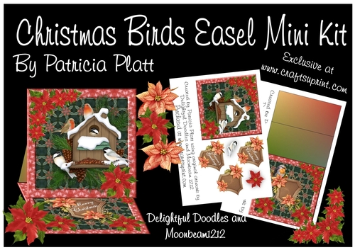 Christmas Birds Easel Mini Kit
