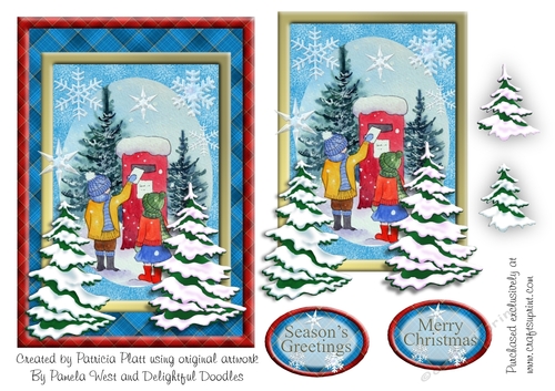 Letter to Santa Layered Topper