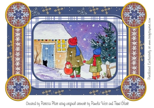 Coming Home For Christmas A4 Topper