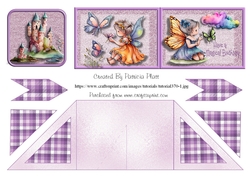 Fairy Magic Birthday Criss Cross Card