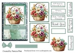 4x6 Spring Basket Various Occasions
