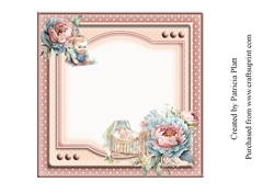 New Baby Girl Insert 7x7