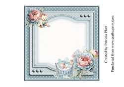 New Baby Boy Insert 7x7