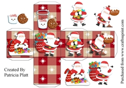 Christmas Santa 2.5 inch box