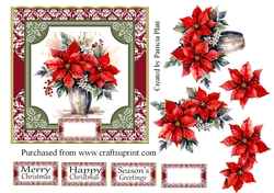 Christmas Red Poinsettias #7