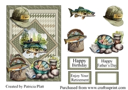 Fishing Birthday, Retirement or Fathers Day