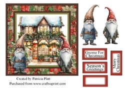 Gnome For Christmas Topper 1