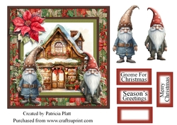Gnome For Christmas Topper 2
