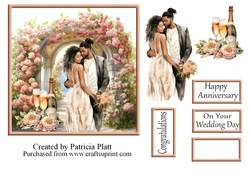 Rose Arch Happy Anniversary