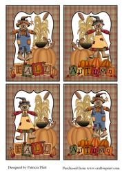 Autumn/fall Scarecrow Teddies