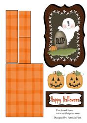 Mini Easel Happy Halloween
