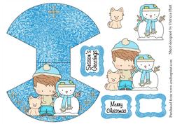 Snow Friends Wobble Card
