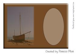 Insert for Beached Boat Male Card Topper