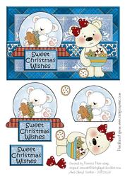 Polar Bears and Christmas Cookies Topper