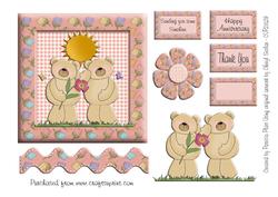 Sending Sunshine Bears Anniversary, Get Well, Thanks