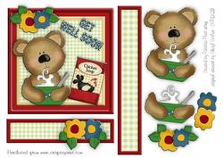Get Well Soon Soup Teddy Bear Topper