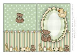 New Baby Pram and Toys Blank Insert