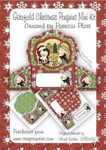 Gatefold Christmas Penguins Mini Kit