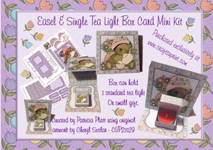 Tea Bear Single Tea Light Easel Mini Kit