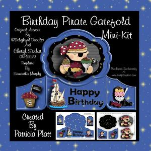 Birthday Pirate Gatefold Mini Kit