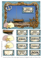 Beached Sailboat Topper Various Occasions