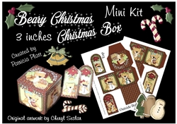 Beary Christmas 3 inch Box Mini kit