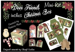 Deer Friends 3 inch Christmas Box Mini Kit