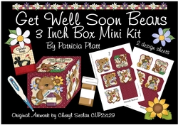 Get Well Soon Bears 3 Inch Box Mini Kit