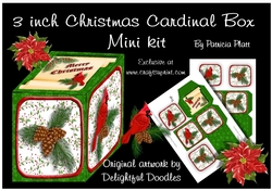 3 Inch Christmas Cardinal Box Mini Kit