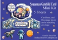 Spaceman Astronaut Birthday Gatefold Mini Kit