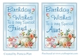 Birthday Wishes To a Very Special Friend/Aunt Topper
